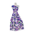 thumbnail image 1 of Zelouf Sheer Matte Jersey Print  , Sewing, DIY, Crafts Fabric by the Yard, 163 Wht/purp, 1 Yard, 1 of 2