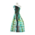 thumbnail image 1 of Zelouf Sheer Matte Jersey Print  , Sewing, DIY, Crafts Fabric by the Yard, 772 Jade/lime, 10 Yard, 1 of 2