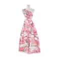 thumbnail image 1 of Zelouf Sheer Matte Jersey Print  , Sewing, DIY, Crafts Fabric by the Yard, 822 Coral/choc, 3 Yard, 1 of 2