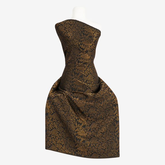 Zelouf Shimmer Jacquard , Sewing, DIY, Crafts Fabric by the Yard, Bronze Diamond, 10 Yard