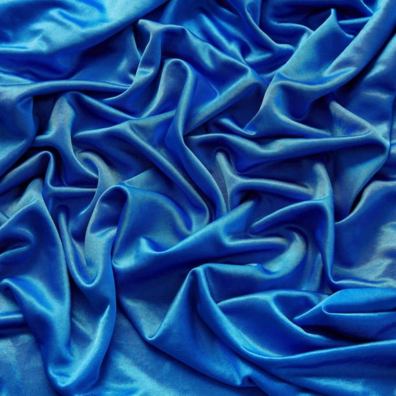 Zelouf Siena Memory Washer Knit , Sewing, DIY, Crafts Fabric by the Yard, Dazzling Cobalt, 10 Yard