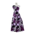 thumbnail image 1 of Zelouf Silky Knit Print  , Sewing, DIY, Crafts Fabric by the Yard, 960 Blk/purp, 20 Yard, 1 of 2