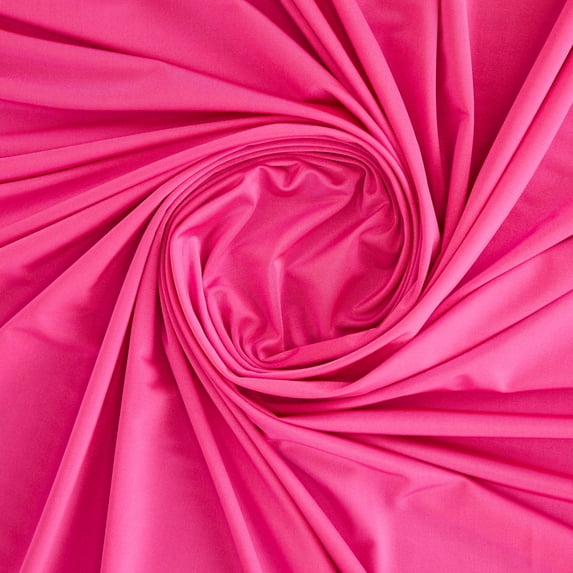 Zelouf Silky Satin Jersey Knit , Sewing, DIY, Crafts Fabric by the Yard, Love Pink, 3 Yard