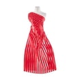 thumbnail image 1 of Zelouf Slub Stripe Organdy W/ Mini Trans  , Sewing, DIY, Crafts Fabric by the Yard, Roxy Red, 5 Yard, 1 of 2