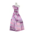 thumbnail image 1 of Zelouf Snake Foil On Tie Dye Ground On Mjc  , Sewing, DIY, Crafts Fabric by the Yard, Purple/fuchsia, 20 Yard, 1 of 2