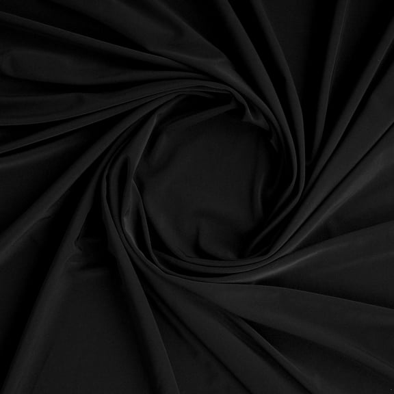 Zelouf Solid Cameo Knit  , Sewing, DIY, Crafts Fabric by the Yard, Black, 3 Yard