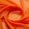 thumbnail image 1 of Zelouf Solid Cationic Chiffon  , Sewing, DIY, Crafts Fabric by the Yard, Neon Orange, 20 Yard, 1 of 2