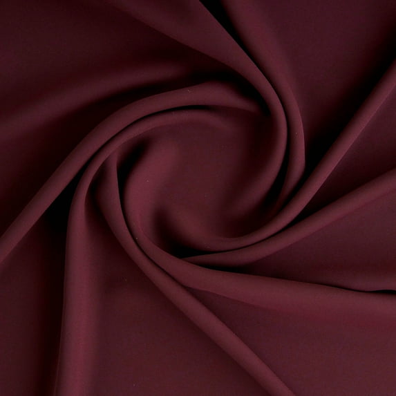 Zelouf Solid Georgette , Sewing, DIY, Crafts Fabric by the Yard, Burgandy, 3 Yard