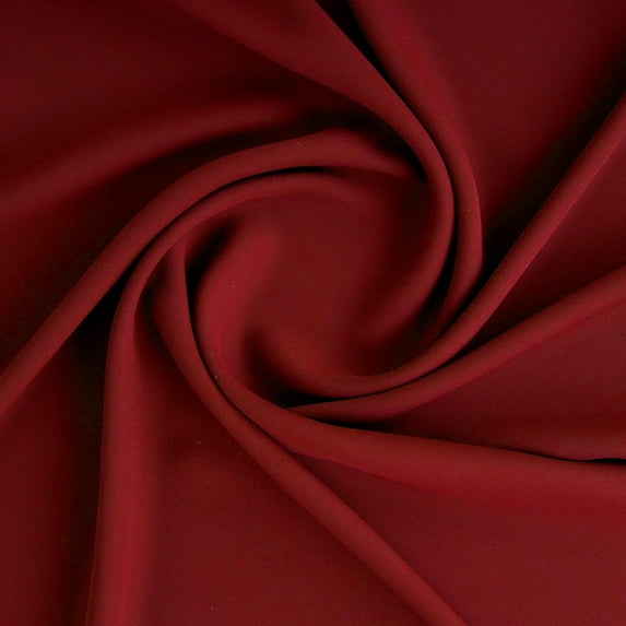 Zelouf Solid Georgette , Sewing, DIY, Crafts Fabric by the Yard, Red, 3 Yard