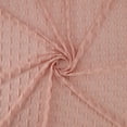 thumbnail image 1 of Zelouf Solid Tiffany Textured Knit  , Sewing, DIY, Crafts Fabric by the Yard, Blush, 10 Yard, 1 of 4