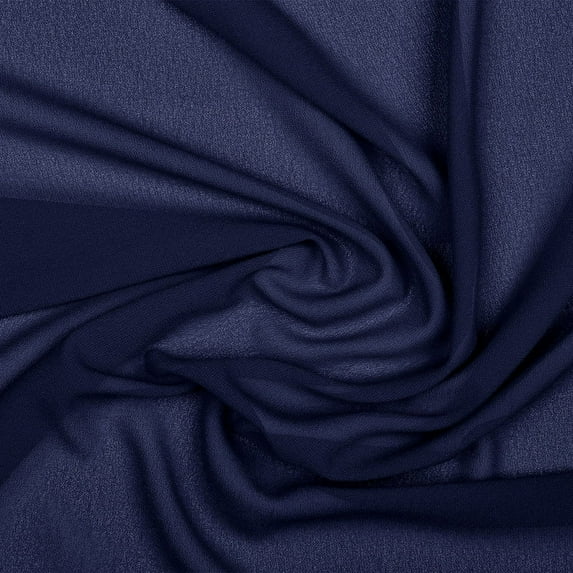 Zelouf Souffle Crepe Chiffon , Sewing, DIY, Crafts Fabric by the Yard, Bella Electric Purple, 20 Yard