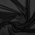 thumbnail image 1 of Zelouf Souffle Crepe Chiffon , Sewing, DIY, Crafts Fabric by the Yard, Black, 1 Yard, 1 of 2