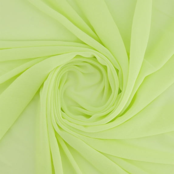 Zelouf Souffle Crepe Chiffon , Sewing, DIY, Crafts Fabric by the Yard, Tranquil Tea, 7 Yard