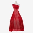 thumbnail image 1 of Zelouf Splendid Small Diamond Stretch Mesh  , Sewing, DIY, Crafts Fabric by the Yard, Arresting Red/red, 1 Yard, 1 of 2