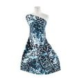 thumbnail image 1 of Zelouf Spotted Bebble Cheetah Print On Annabelle  , Sewing, DIY, Crafts Fabric by the Yard, Blue/black, 20 Yard, 1 of 2