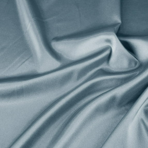 Zelouf Stretch Charmeuse Satin , Sewing, DIY, Crafts Fabric by the Yard, Hot Platinum, 1 Yard
