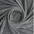 thumbnail image 1 of Zelouf Stretch Crushed Velvet , Sewing, DIY, Crafts Fabric by the Yard, Dk Silver, 50 Yard, 1 of 2