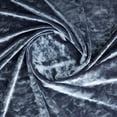 thumbnail image 1 of Zelouf Stretch Crushed Velvet , Sewing, DIY, Crafts Fabric by the Yard, Elegant Coal, 7 Yard, 1 of 2