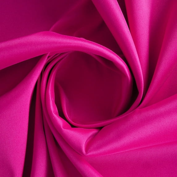 Zelouf Stretch Mikado Satin Twill, Sewing, DIY, Crafts Fabric by the Yard, Lush Magenta, 5 Yard