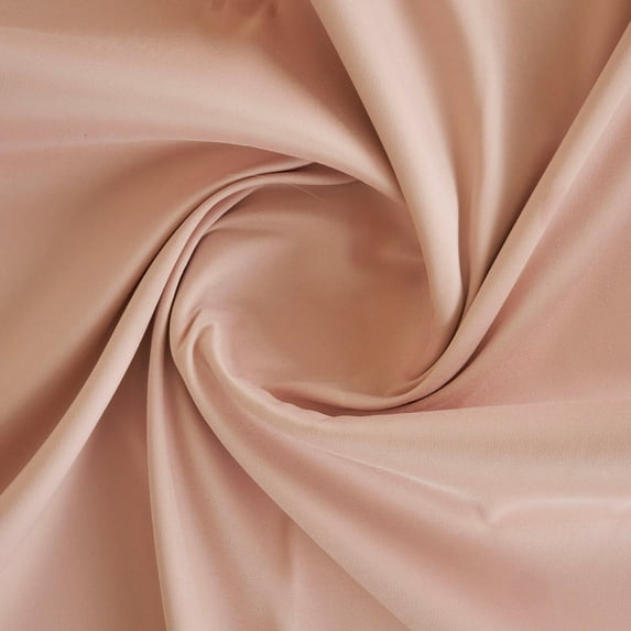 Zelouf Stretch Mikado Satin Twill, Sewing, DIY, Crafts Fabric by the Yard, Perfect Blush, 7 Yard