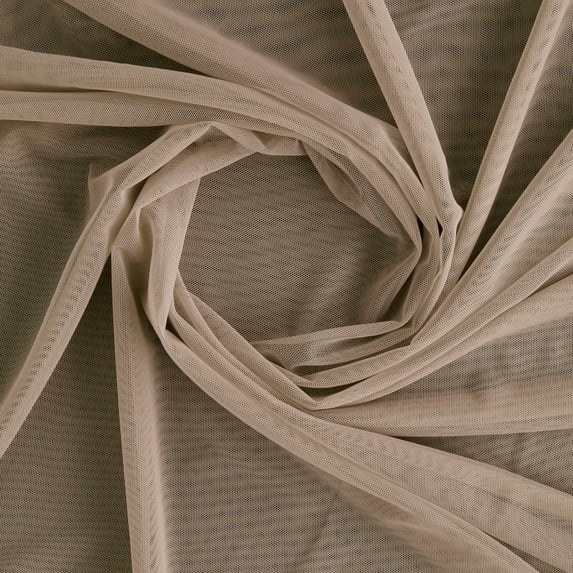 Zelouf Stretch Power Mesh , Sewing, DIY, Crafts Fabric by the Yard, Ash Mist, 3 Yard