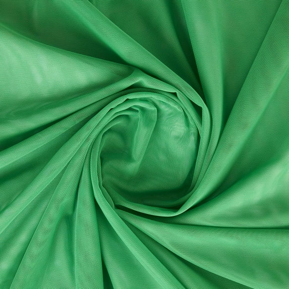 Zelouf Stretch Power Mesh , Sewing, DIY, Crafts Fabric by the Yard, Vibrant Green, 3 Yard