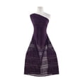 thumbnail image 1 of Zelouf Stretch Stripe Wave Lace  , Sewing, DIY, Crafts Fabric by the Yard, Plum Wave, 10 Yard, 1 of 2