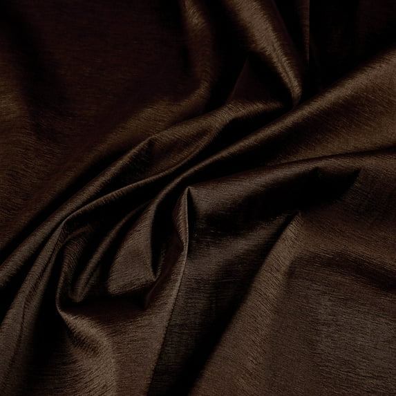 Zelouf Stretch Taffeta , Sewing, DIY, Crafts Fabric by the Yard, Deep Chocolate, 10 Yard