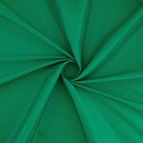 Zelouf Stretch Taffeta , Sewing, DIY, Crafts Fabric by the Yard, Joyful Emerald, 10 Yard