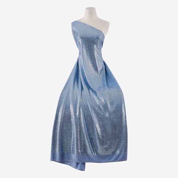 Zelouf Stretch Trans Knit , Sewing, DIY, Crafts Fabric by the Yard, Lake Allure, 10 Yard