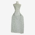 thumbnail image 1 of Zelouf Stretch Trans Lace , Sewing, DIY, Crafts Fabric by the Yard, Crystal Silver, 7 Yard, 1 of 2