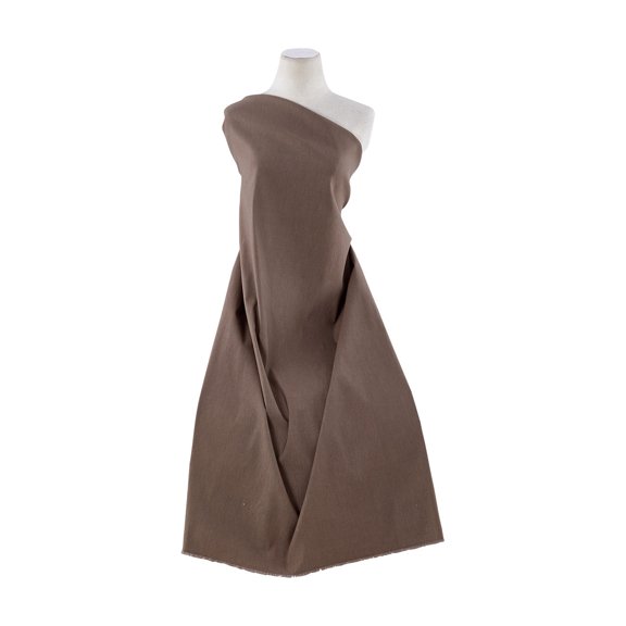Zelouf Stretch Twill Millennium, Sewing, DIY, Crafts Fabric by the Yard, Heather Brown, 20 Yard