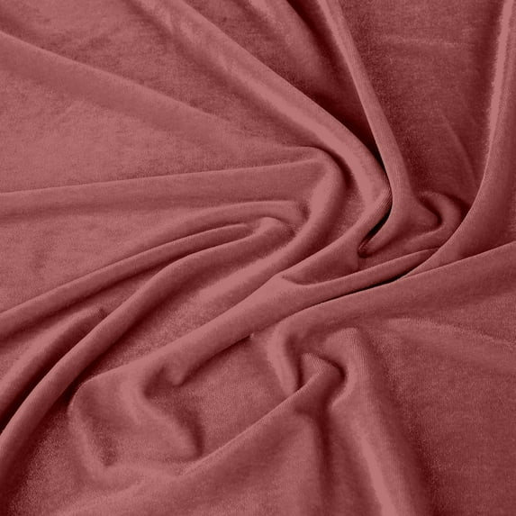 Zelouf Stretch Velvet , Sewing, DIY, Crafts Fabric by the Yard, Gg Rose, 50 Yard