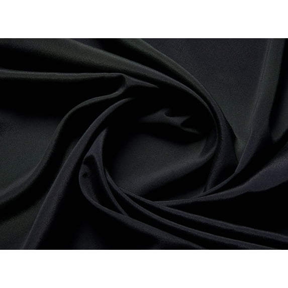 Zelouf Sugar Solid , Sewing, DIY, Crafts Fabric by the Yard, 999 Black, 10 Yard