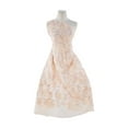 thumbnail image 1 of Zelouf Sutash Large Flower On Tulle With Hologram Sequins  , Sewing, DIY, Crafts Fabric by the Yard, Peach, 10 Yard, 1 of 2