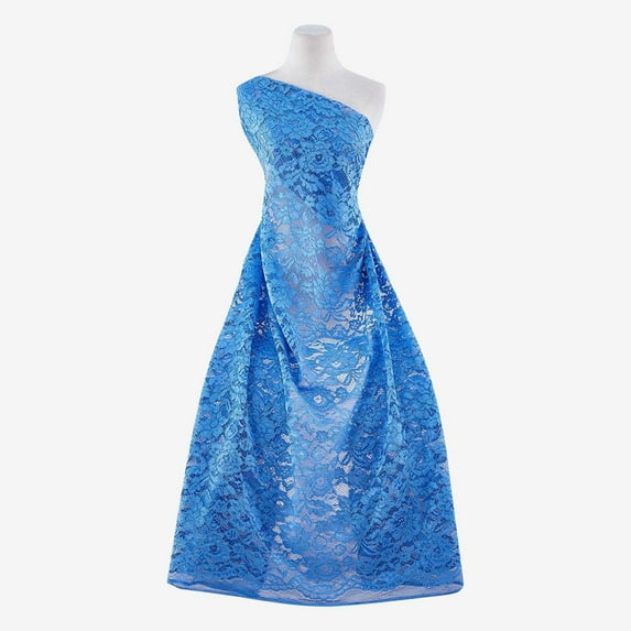 Zelouf Tasha Floral Lace , Sewing, DIY, Crafts Fabric by the Yard, Blueberry Sugar, 3 Yard