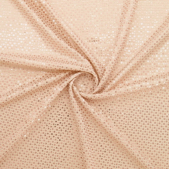 Zelouf Teena Metallic Knit  , Sewing, DIY, Crafts Fabric by the Yard, Shell/pink, 3 Yard