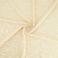 thumbnail image 1 of Zelouf Textured Knit W/ Sequins And Eyelash  , Sewing, DIY, Crafts Fabric by the Yard, Cream, 20 Yard, 1 of 5