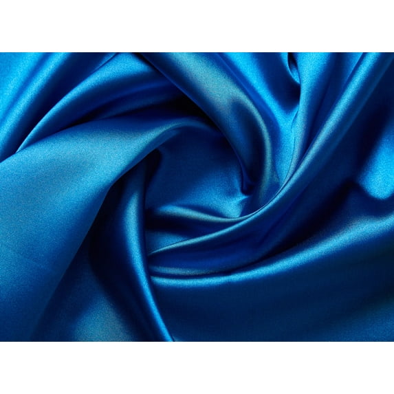 Zelouf Tina Satin , Sewing, DIY, Crafts Fabric by the Yard, Sapphire Jewel, 7 Yard