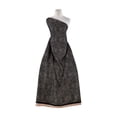 thumbnail image 1 of Zelouf Tiona Lace W/bonded Lurex Interlock  , Sewing, DIY, Crafts Fabric by the Yard, Blk/rosegold, 50 Yard, 1 of 2