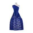 thumbnail image 1 of Zelouf Tonal Stretch Lace W/glitter  , Sewing, DIY, Crafts Fabric by the Yard, All Royal, 1 Yard, 1 of 2