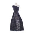 thumbnail image 1 of Zelouf Tonal Stretch Lace With Scallop  , Sewing, DIY, Crafts Fabric by the Yard, Ornate Steel, 5 Yard, 1 of 2