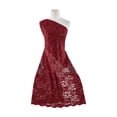 thumbnail image 1 of Zelouf Trans Scallop Stretch Lace  , Sewing, DIY, Crafts Fabric by the Yard, Le Garnet, 1 Yard, 1 of 2