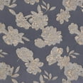 thumbnail image 1 of Zelouf Tres Riche Large Organza Jacquard Lurex  , Sewing, DIY, Crafts Fabric by the Yard, Almond/black, 5 Yard, 1 of 2