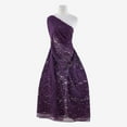 thumbnail image 1 of Zelouf Tribeca Floral Scallop Lace  , Sewing, DIY, Crafts Fabric by the Yard, Plum Delight, 5 Yard, 1 of 2