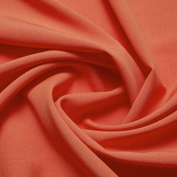Zelouf Tropical 4Way Stretch Solid , Sewing, DIY, Crafts Fabric by the Yard, New Coral, 3 Yard