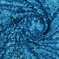 thumbnail image 1 of Zelouf Tula Faceted All Over Sequin Mesh  , Sewing, DIY, Crafts Fabric by the Yard, Aqua, 5 Yard, 1 of 2