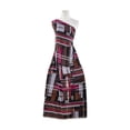 thumbnail image 1 of Zelouf Twiggy Sweater Knit Print  , Sewing, DIY, Crafts Fabric by the Yard, 932 Blk/berry, 3 Yard, 1 of 2