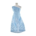 thumbnail image 1 of Zelouf Valarie Metallic Embroidery Lace On Organza  , Sewing, DIY, Crafts Fabric by the Yard, Blue Angel, 20 Yard, 1 of 2