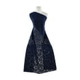 thumbnail image 1 of Zelouf Vanessa Lace  , Sewing, DIY, Crafts Fabric by the Yard, Navy, 1 Yard, 1 of 2